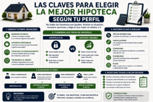 Las claves para elegir la mejor hipoteca según tu perfil