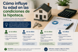 Cómo influye tu edad en las condiciones de la hipoteca.